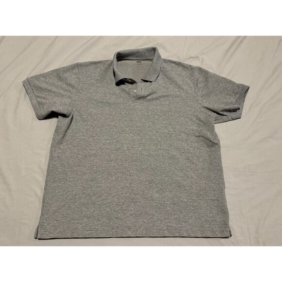 Uniqlo Other - Uniqlo Men’s Light Grey Piqué Polo Shirt - Size XL - Classic Fit